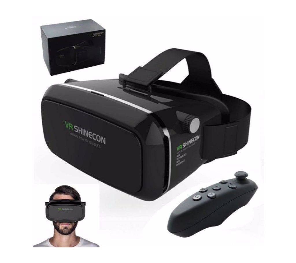 VR Shinecon 3D Box with Bluetooth Remote