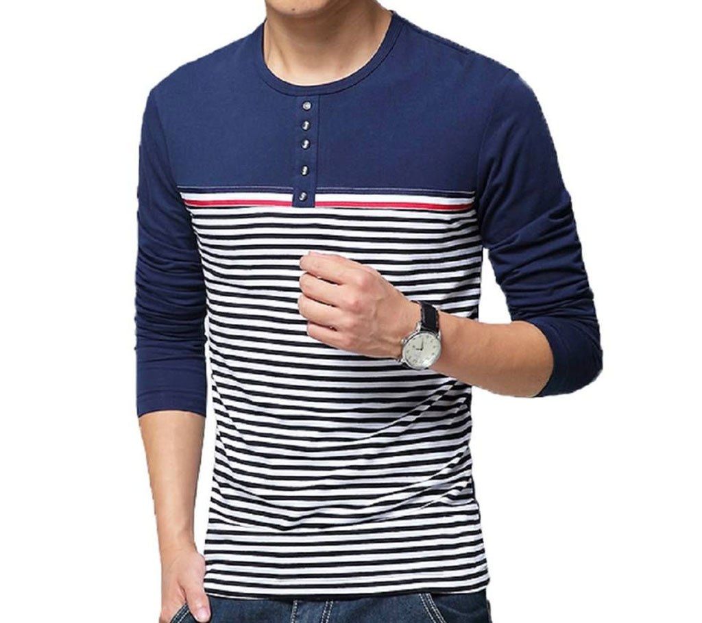 Gents full sleeve cotton t-shirt 