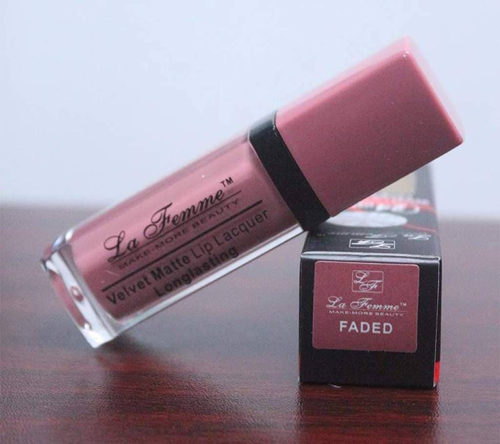 La Femme Velvet Matte Lipstick-Faded