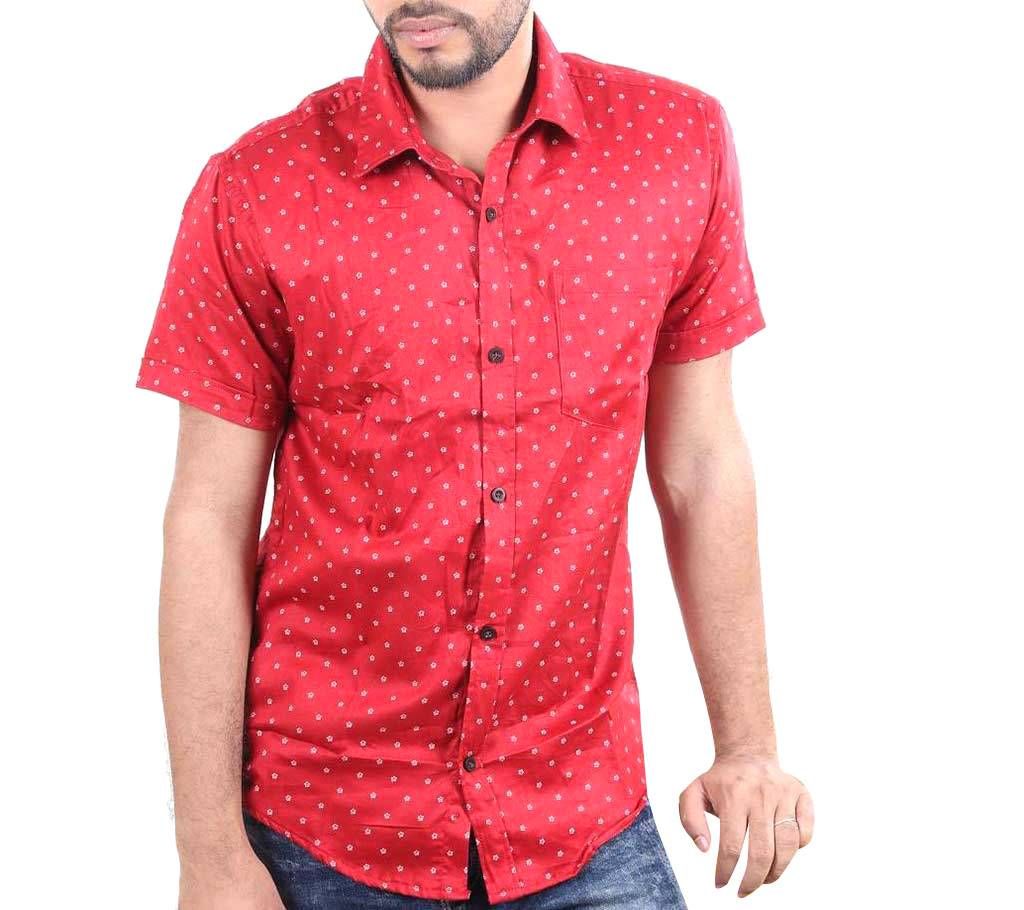 Men's half sleeve cotton shirt
