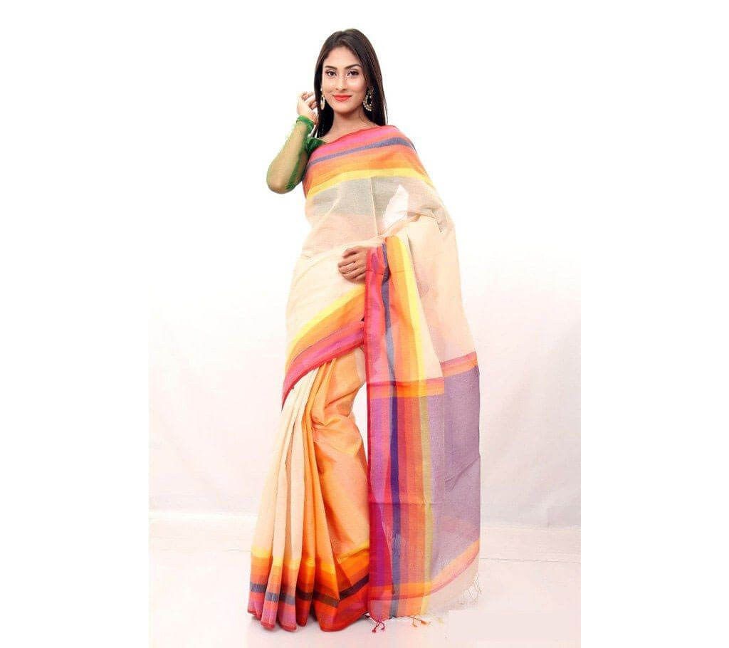 Colorful handloom cotton sharee