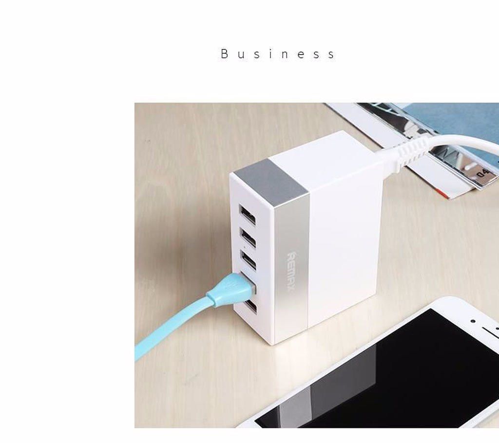 REMAX 5 USB Port Charger Adapter
