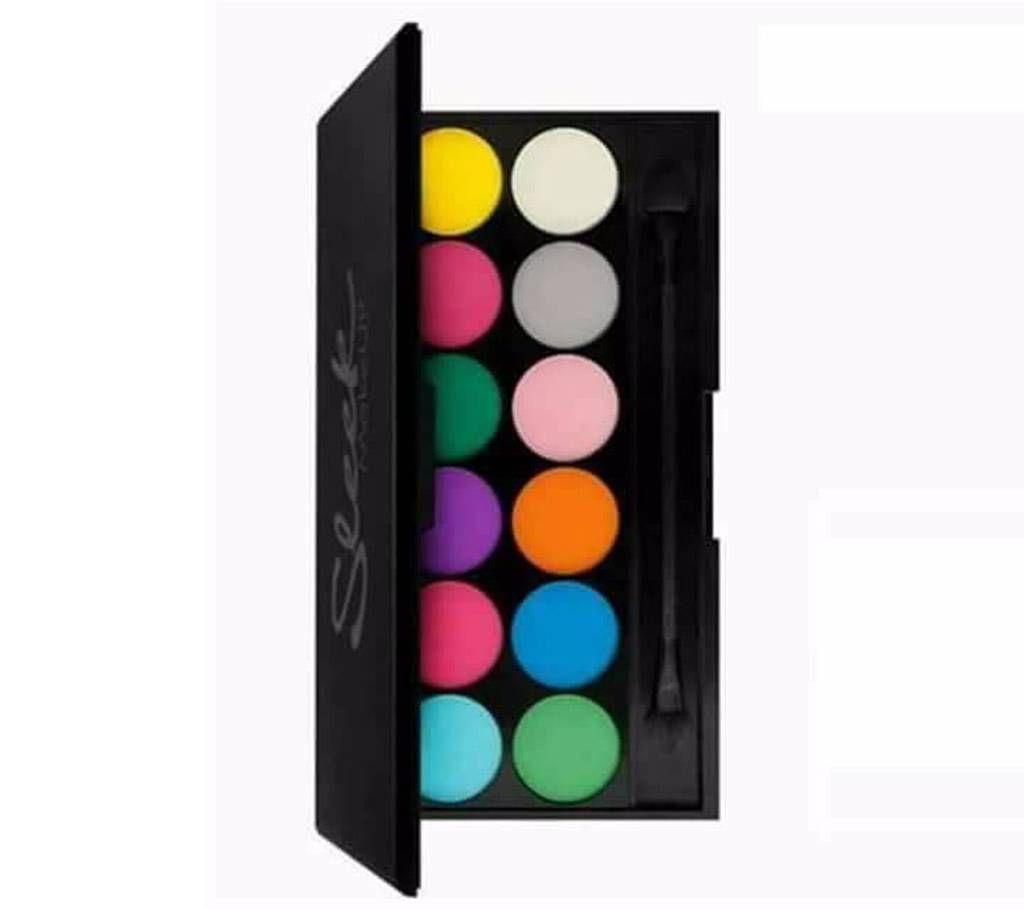 Sleek I-Divine Ultra Matte V1 bright eyeshadow palette 12 color