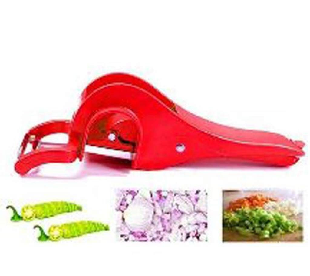 Vegetable cutter with peeler 