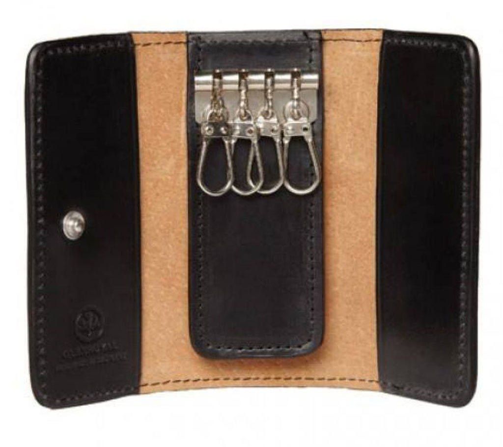 Artificial Leather Key Ring Holder - 20% Discount