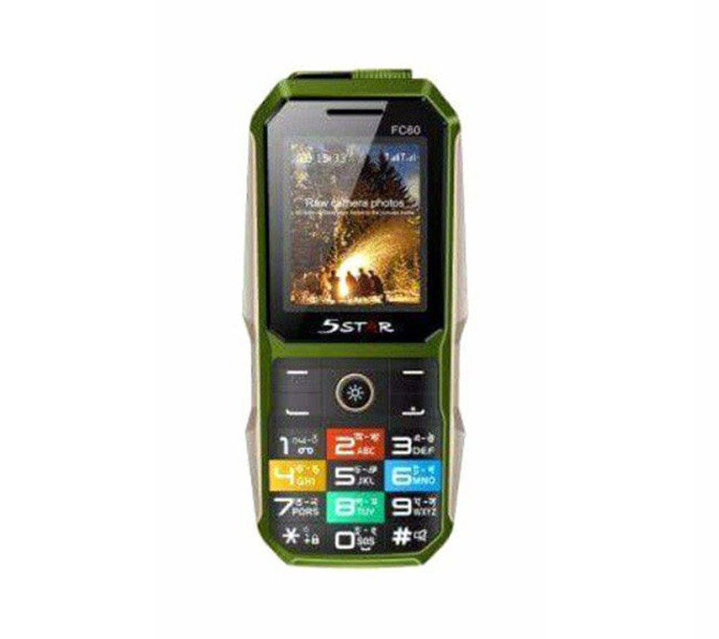 5 Star FC60 3 Sim Mobile Phone