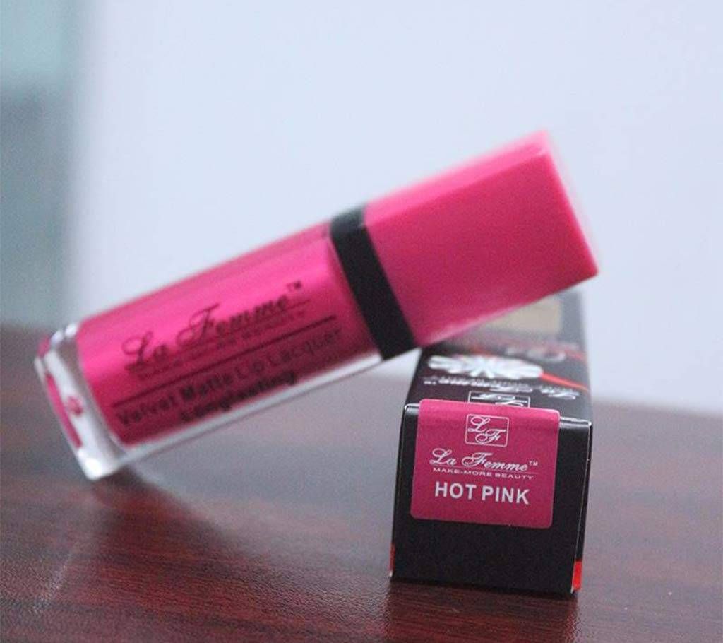La Femme Velvet Matte Lipstick-Hot Pink