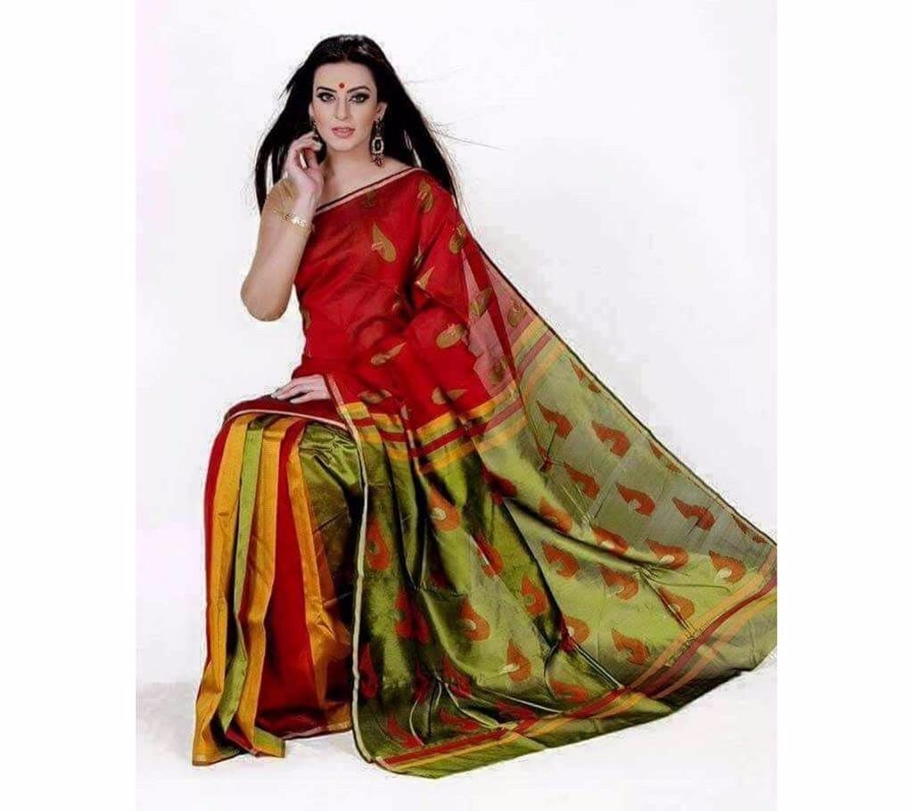 Traditional Tangail Half Silk Sharee