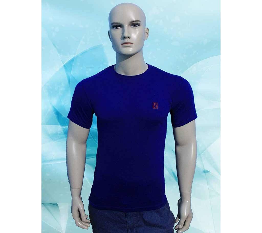 Men's half sleeve solid color t-shirt