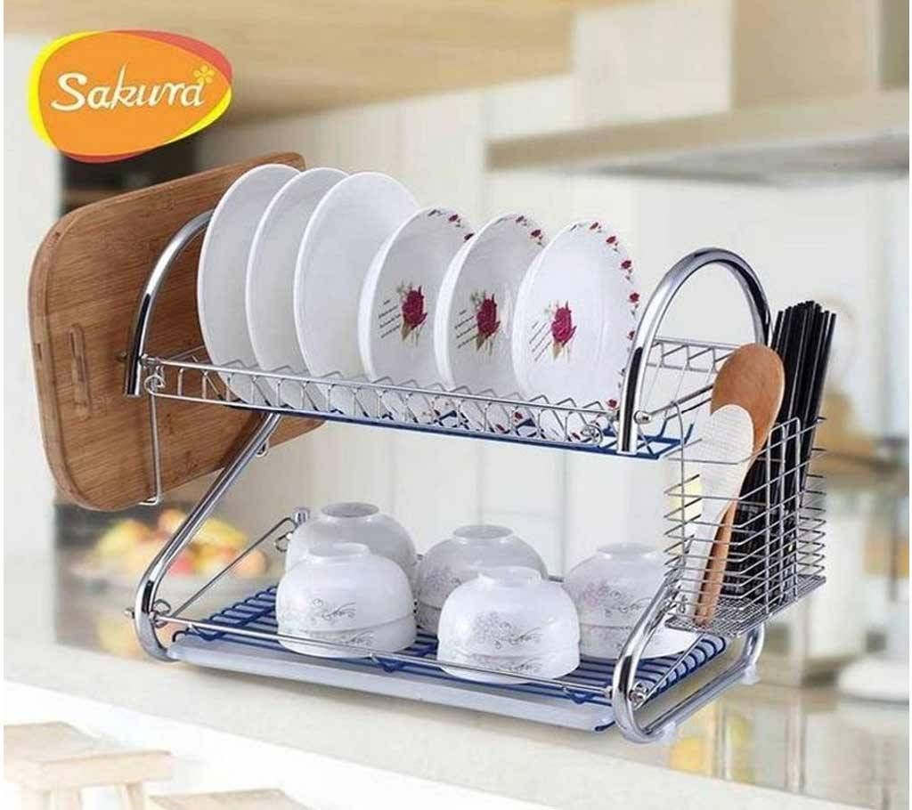 Two Layer Crockery Rack