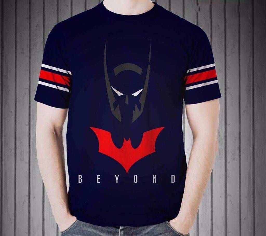 BATMAN BEYOND NAVY Half Sleeve T-Shirt For Men