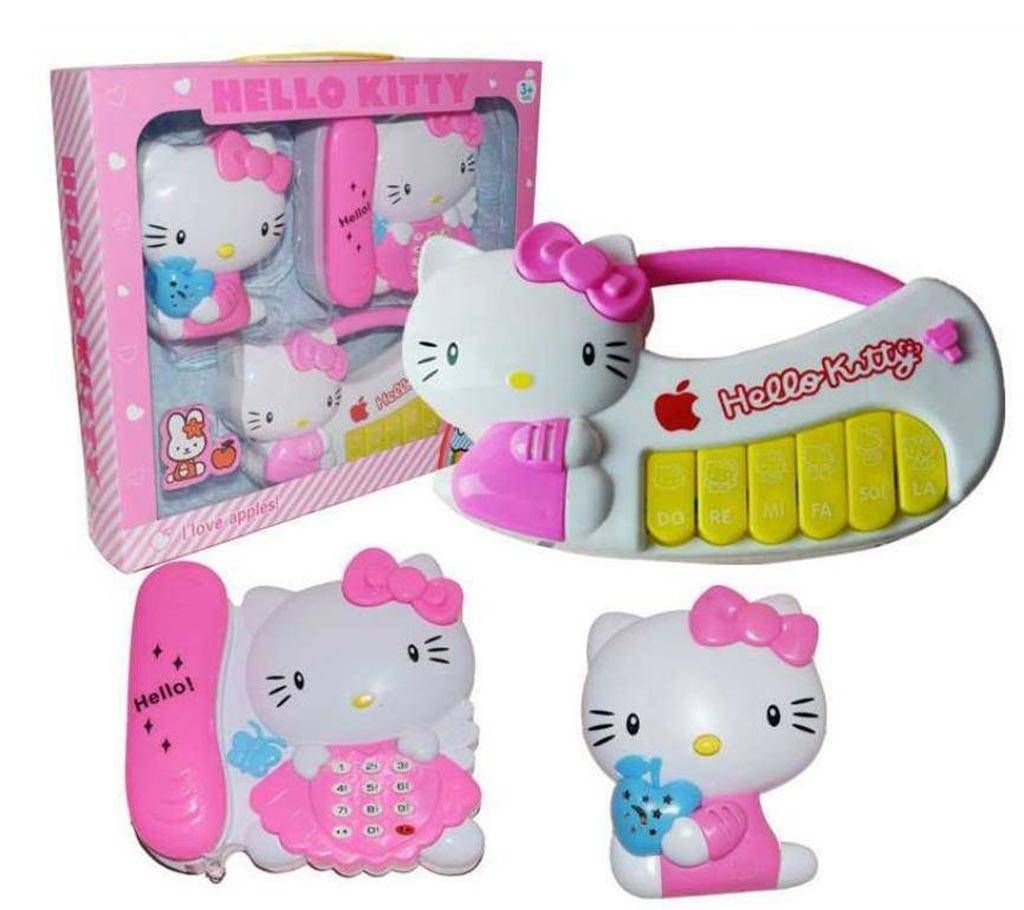 4 in 1 Hello Kitty Music Toy Set