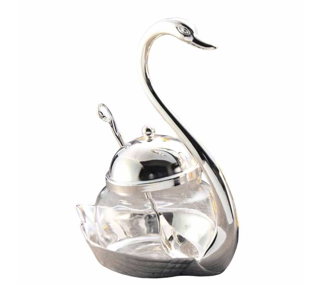 Swan Sugar Ball Spoon Set
