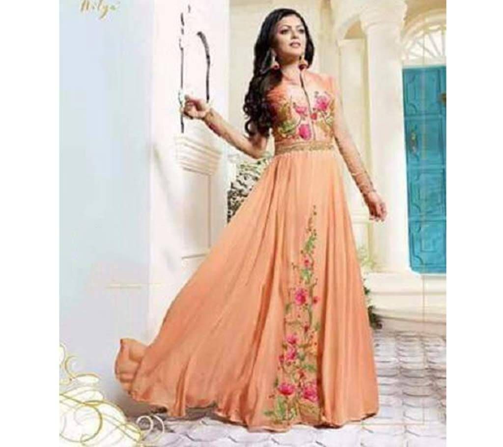 Un stitched soft Georgette salwar kameez- copy 
