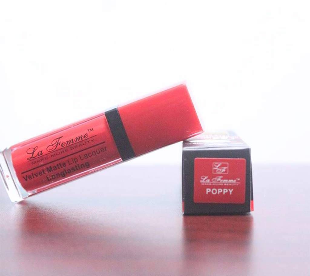 La Femme Velvet Matte Lipstick-Poppy