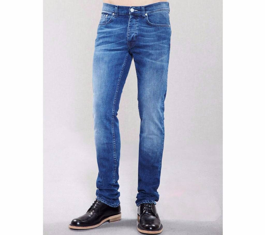 Men's Semi Narrow Denim Jeans Pant