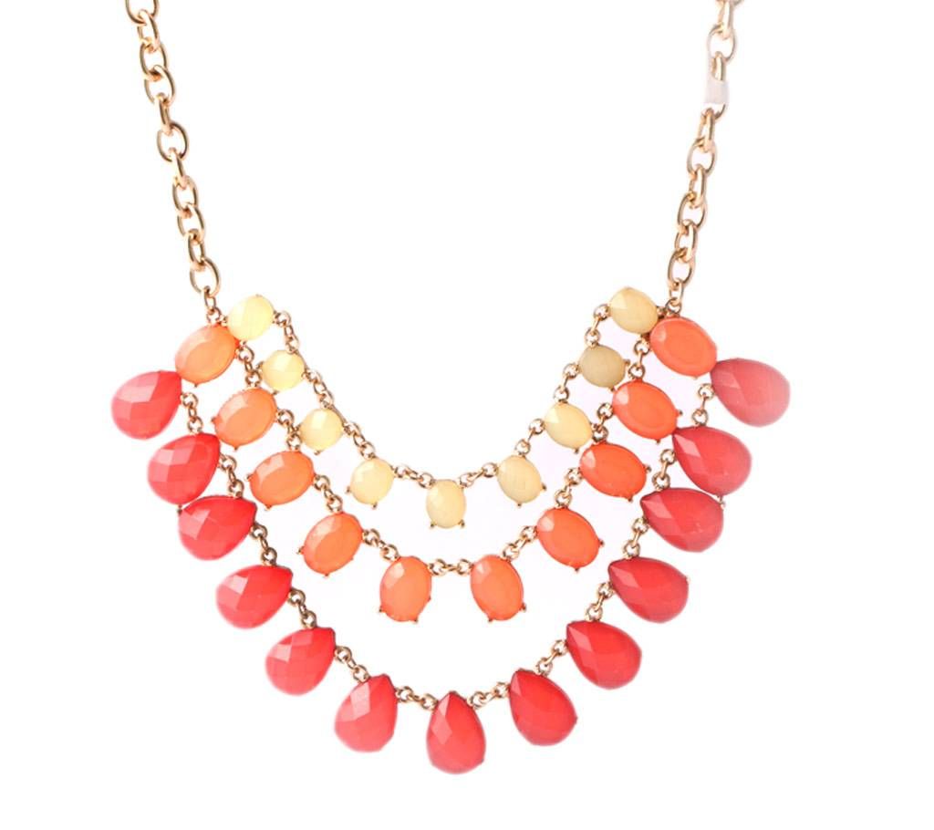 Stone-Bid Necklace Set 1