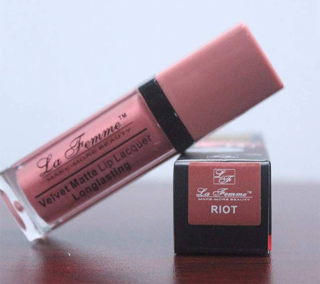 La Femme Velvet Matte Lipstick-Riot