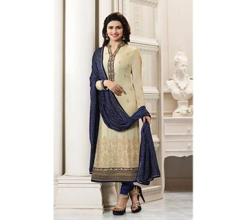 unstitched Georgette three piece- copy 