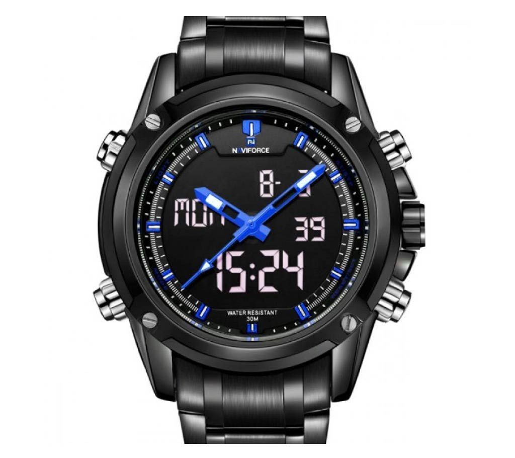 Naviforce LED Dual Time Men's Watch