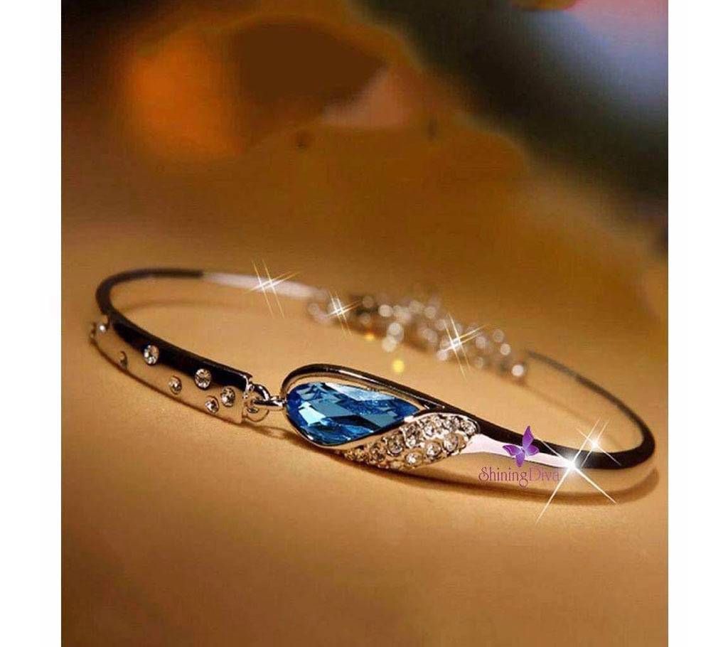 Blue Stone Settings Bracelet