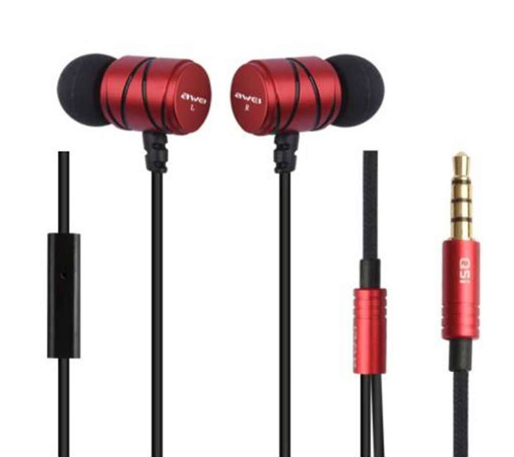 Awei Steel series Q5I Metal Stereo Earphone 