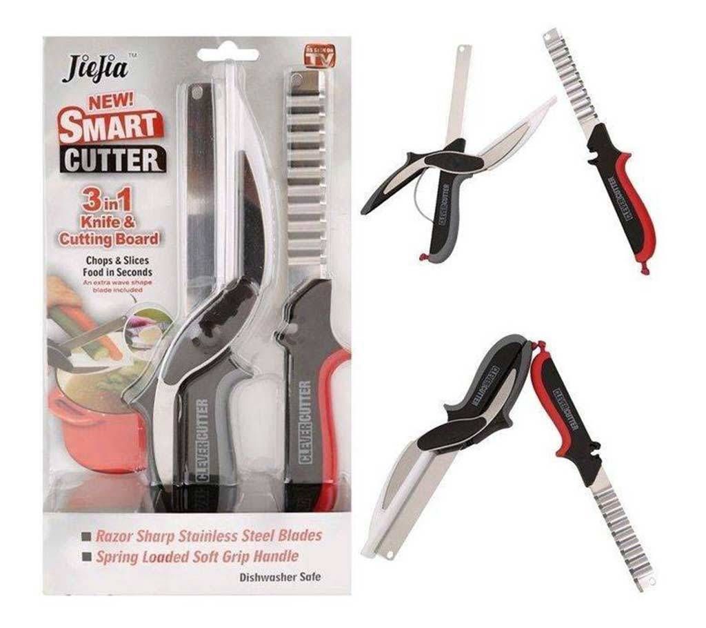 3 in 1 Smart Cutter Knife & Cutting Board 