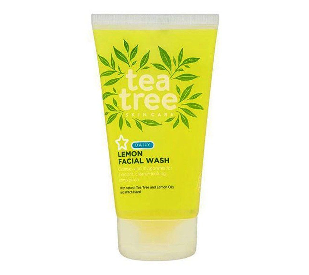 Superdrug Tea Tree Lemon Facial Wash 