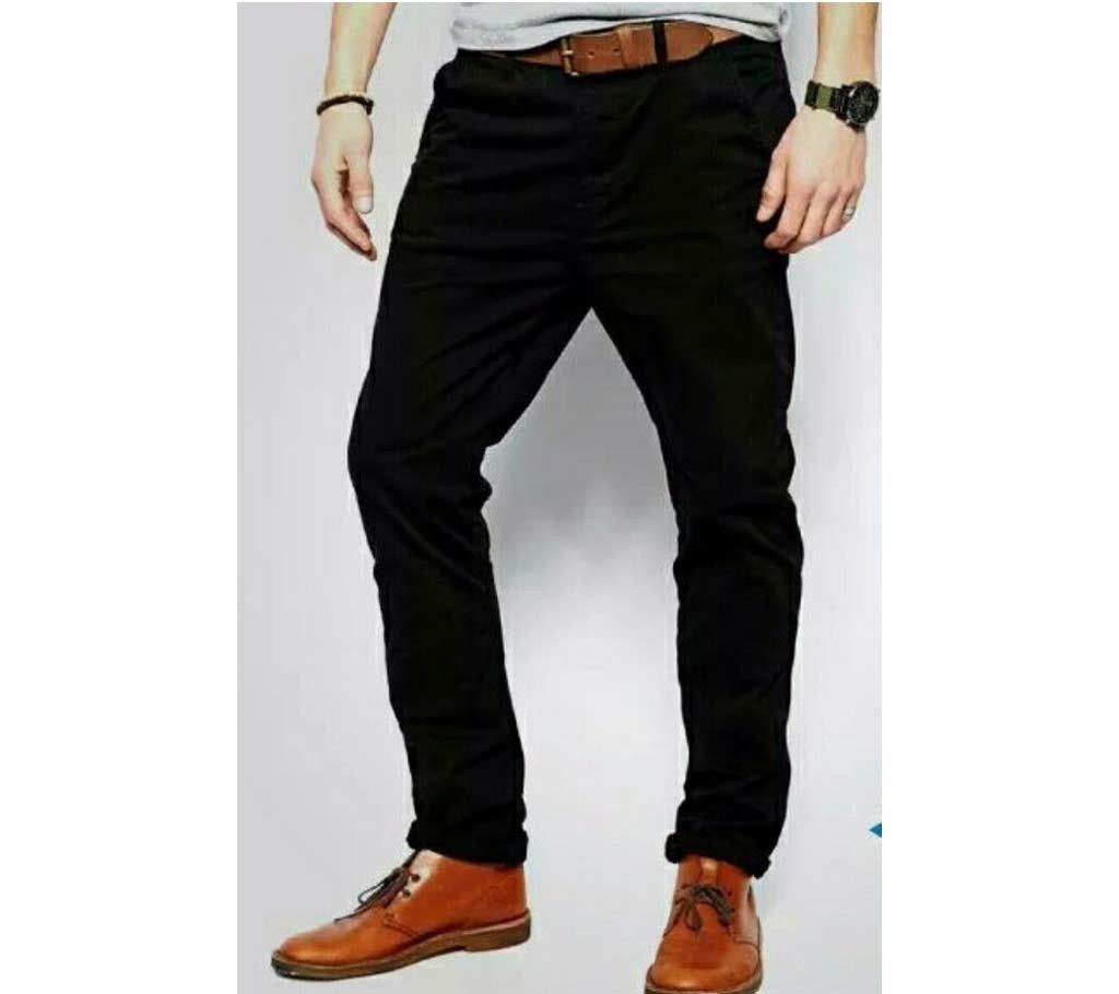 Men's Casual Semi Narrow Gabardine Pants 