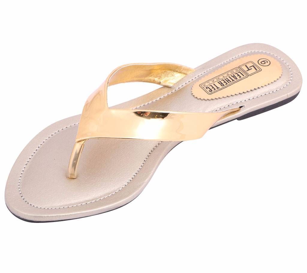 Leather Tec Flat Sandals 