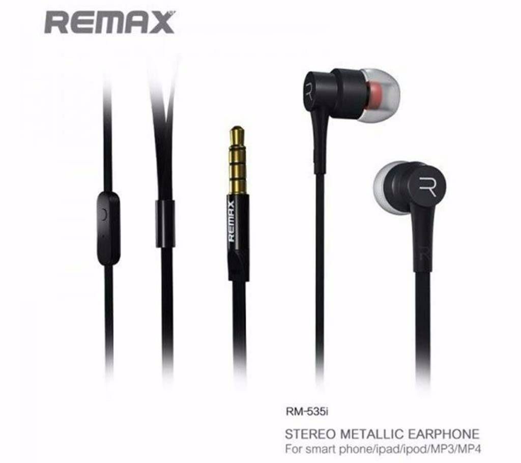 Remax RM-535 Noise Free Super Base Earphone