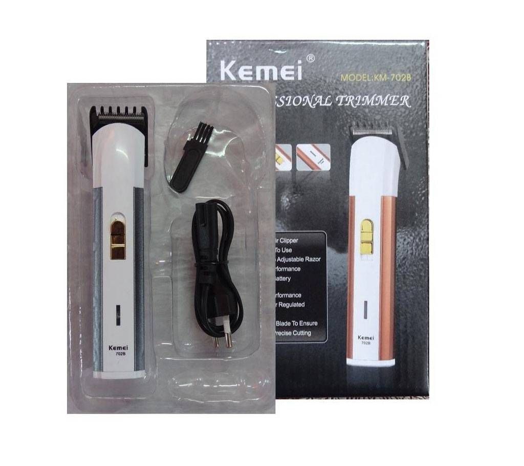 KEMEI KM-702B Rechargeable Hair Trimmer 