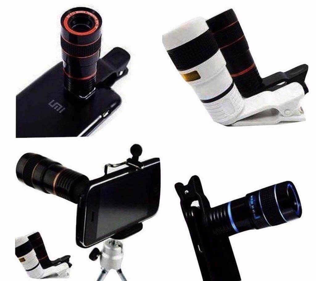 8X ZOOM Mobile Clip lens