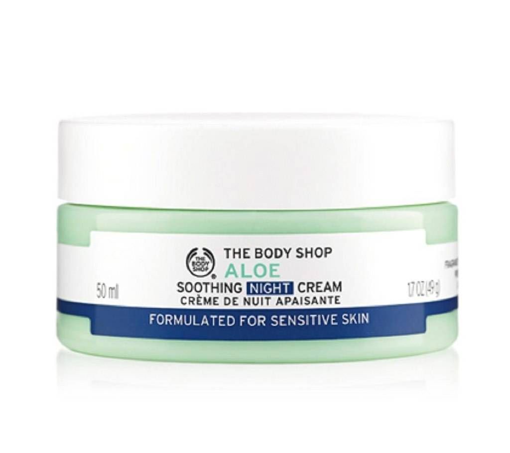 THE BODY SHOP ALOE Soothing Night Cream UK 