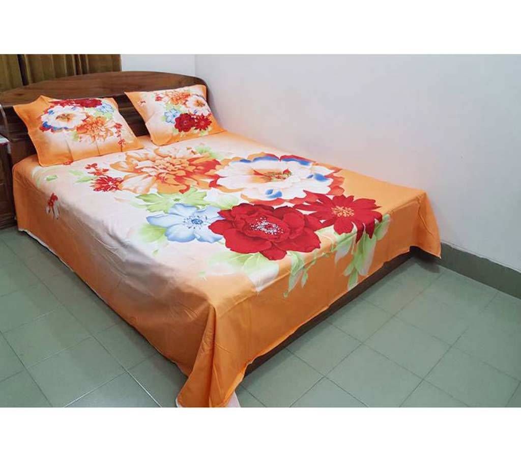 Home Tex Printed Twill Cotton Bed sheet Set