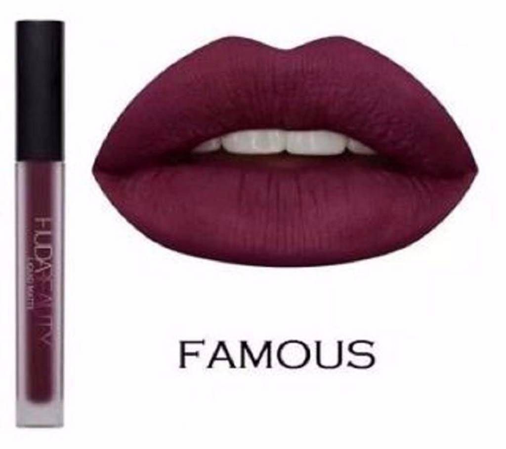 HUDA BEAUTY LIQUID MATTE LIPSTICK - FAMOUS (Copy)