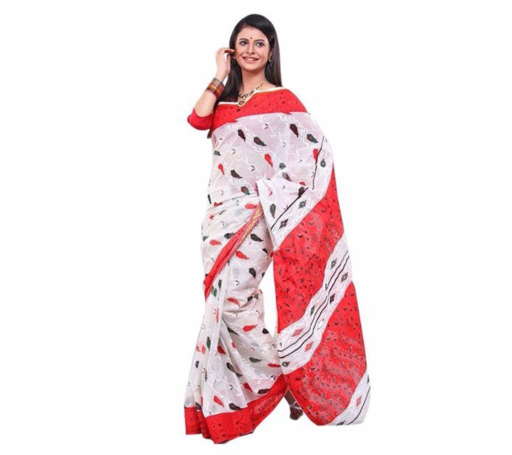 Baishaki Colorful Printed Cotton Sharee