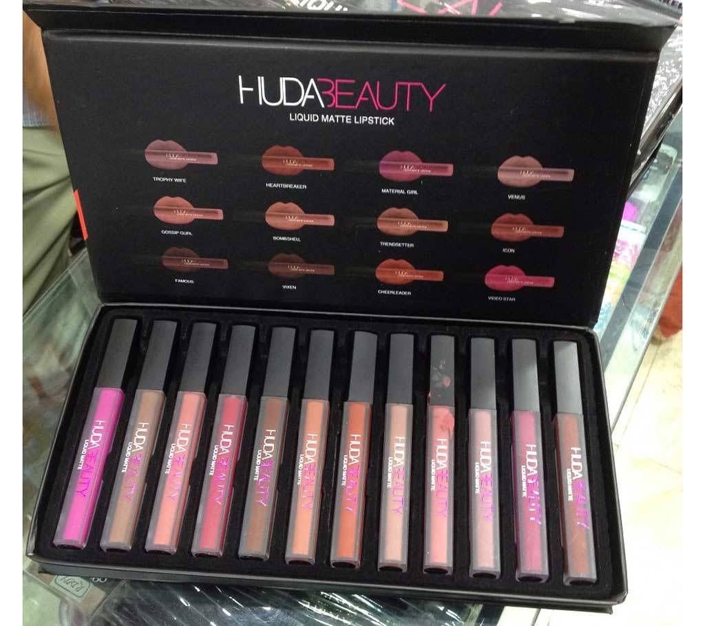 Huda Beauty Lipstick Box-12 pcs 