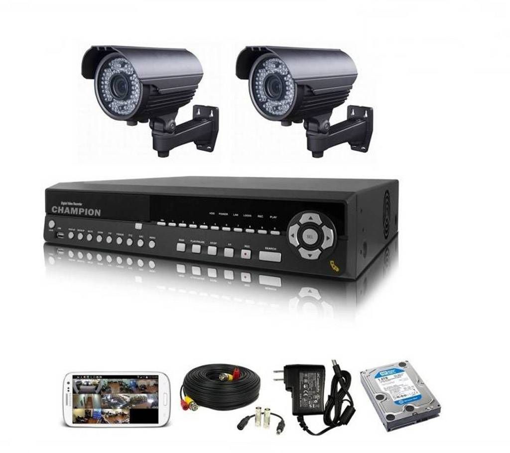 2 pcs HD Camera & Full Setup
