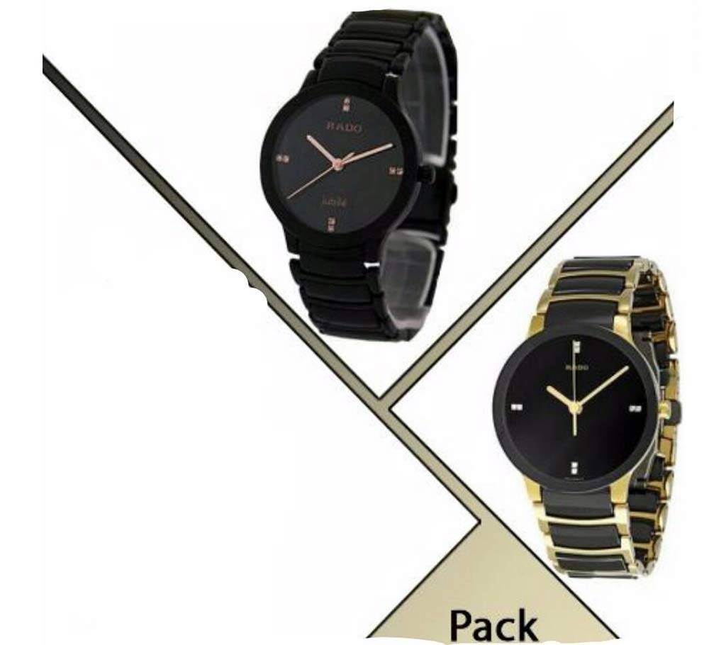 Rado mens wrist watch- 2 pieces combo 