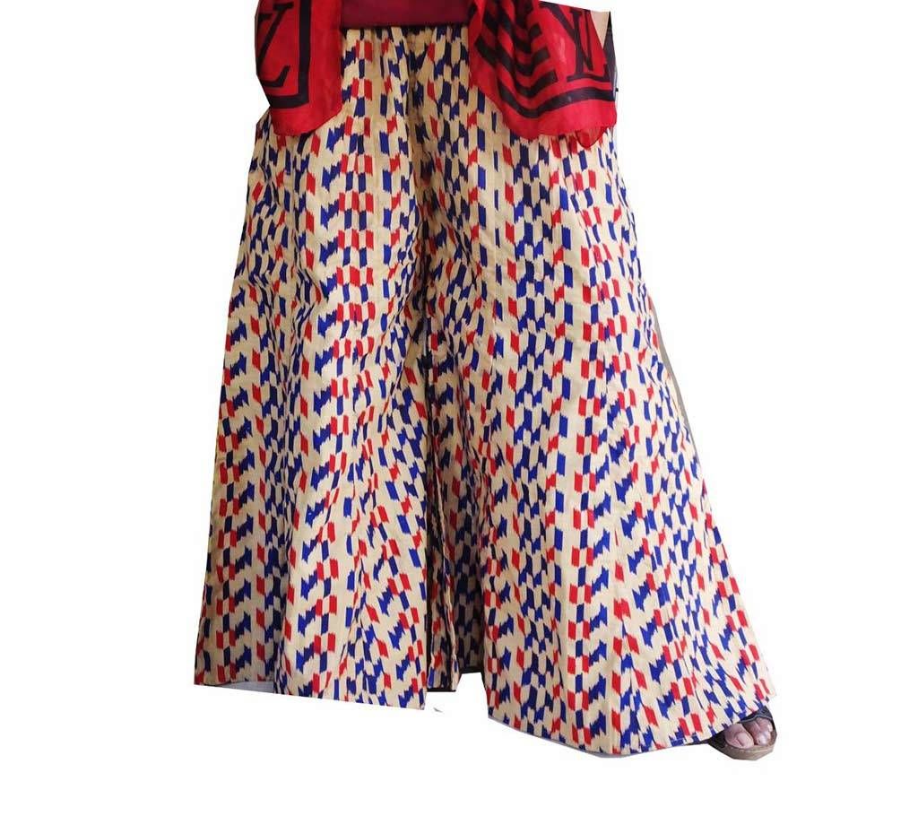 Cotton scree printed palazzo 