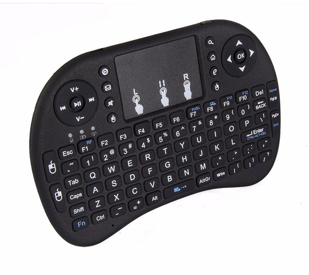 Wireless keyboard with touchpad