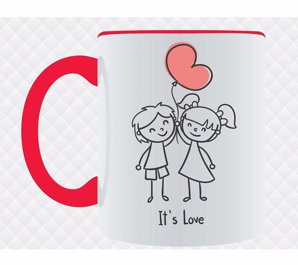 Its Love Rim Mug