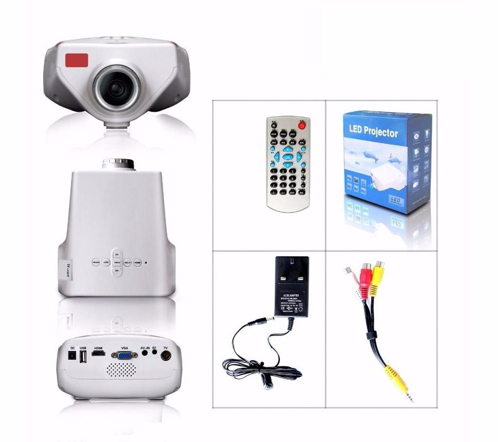 Mini Full HD 1080P LED Multimedia Projector