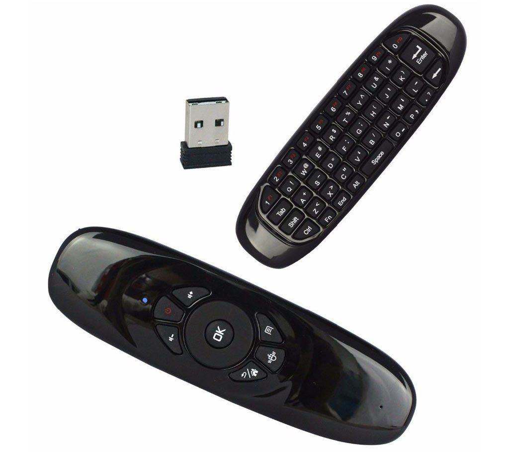Air Mouse Keyboard Pointer - Black