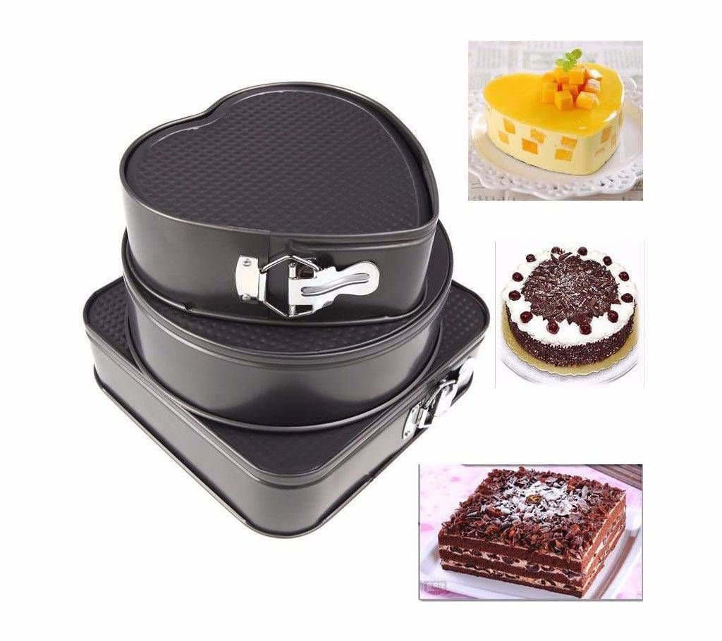 Multi Shaped Cake Mold Set (3 Piece)