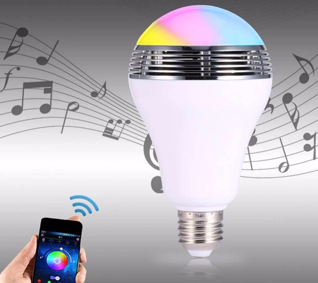 E27 Colourfull LED Bulb with bluetoorh speaker