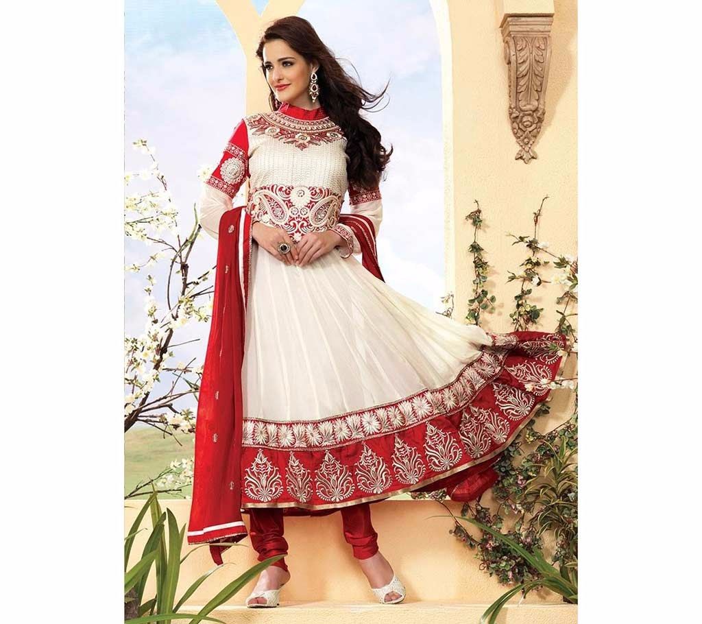 Indian Semi-stitched Soft Georgette Anarkali Three pcs (Copy)