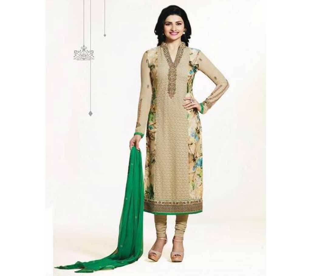 Vinay Prachi-27 semistitched embroidery three piece 