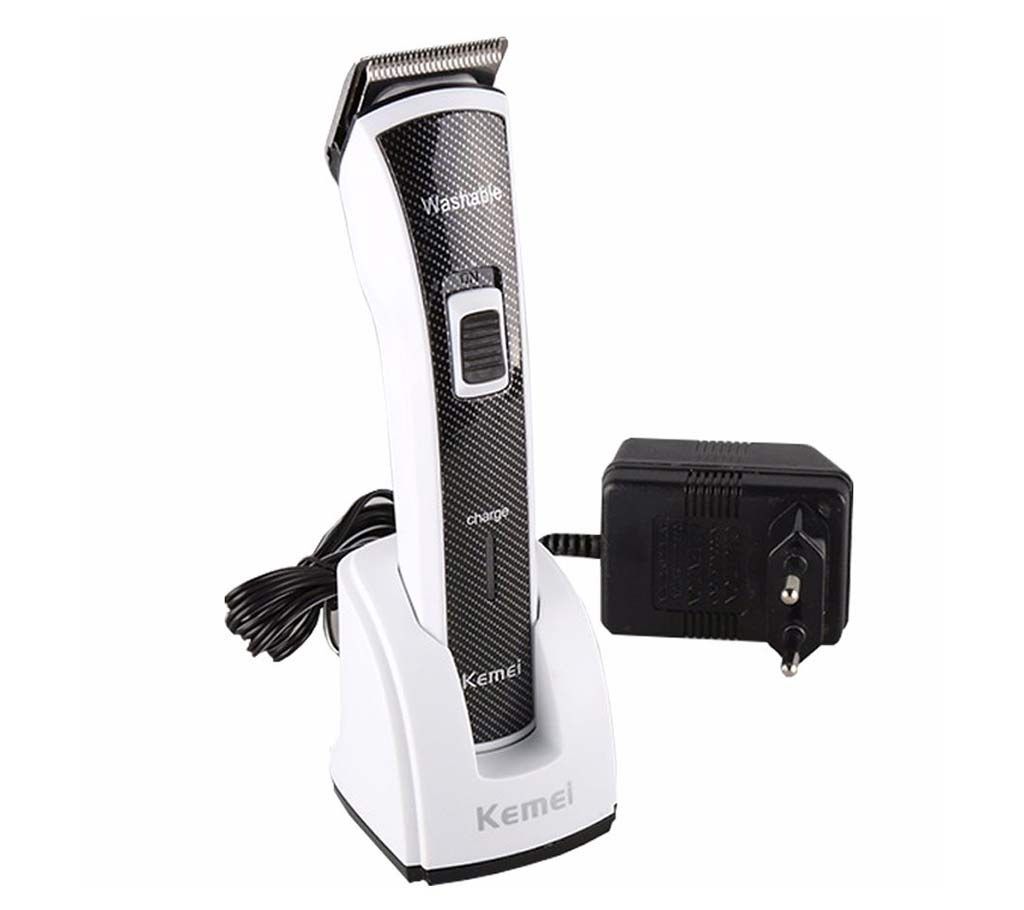 KM-6166 Rechargeable Trimmer - White 